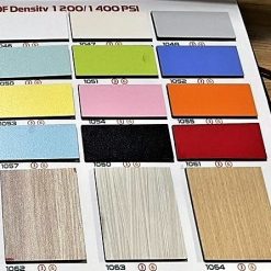 Vách Ngăn Vệ Sinh Compact CDF 7 Bảng màu tấm Compact CDF nén 1200