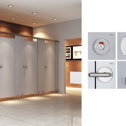 Vách ngăn toilet Compact hệ phụ kiện inox 304 Aogao 66